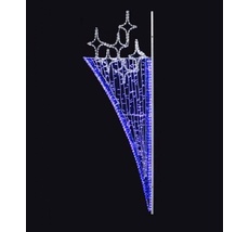 Светодиодная Консоль Факел, 75 x 200, Синяя, 220В LTC LC-13413