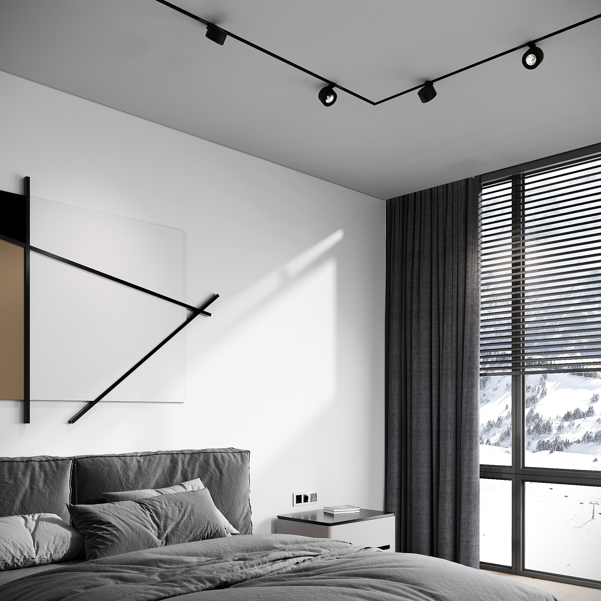 Трековый магнитный светильник Elektrostandard Slim Magnetic a066699_ES