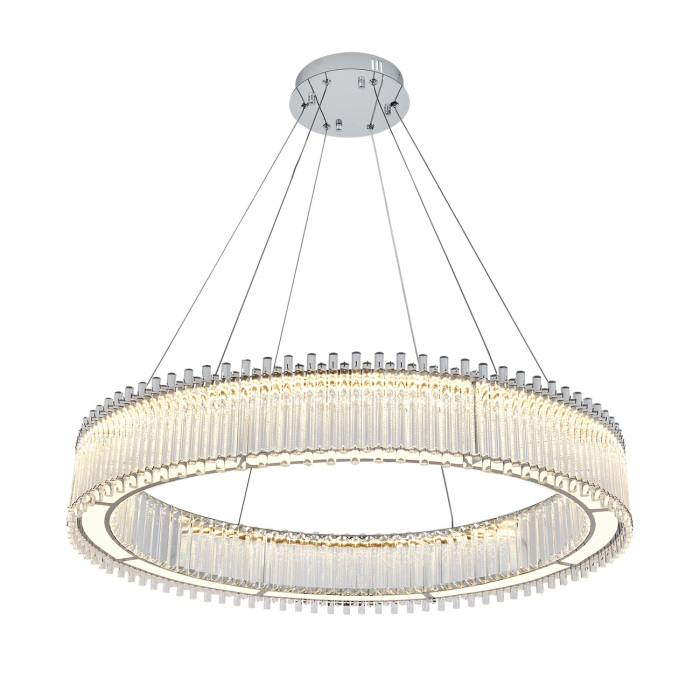 Подвесной светильник светодиодный с пультом (12056/B/1P Chrome) Indigo V000196L