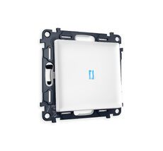 Выключатель одноклавишный проходной с подсветкой Ambrella Volt ALFA QUANT MA122040_AMB