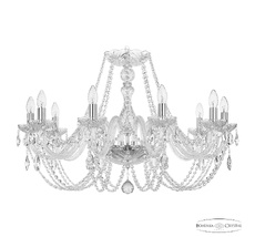 Хрустальная люстра Bohemia Ivele Crystal 101/10/300 Ni_BI