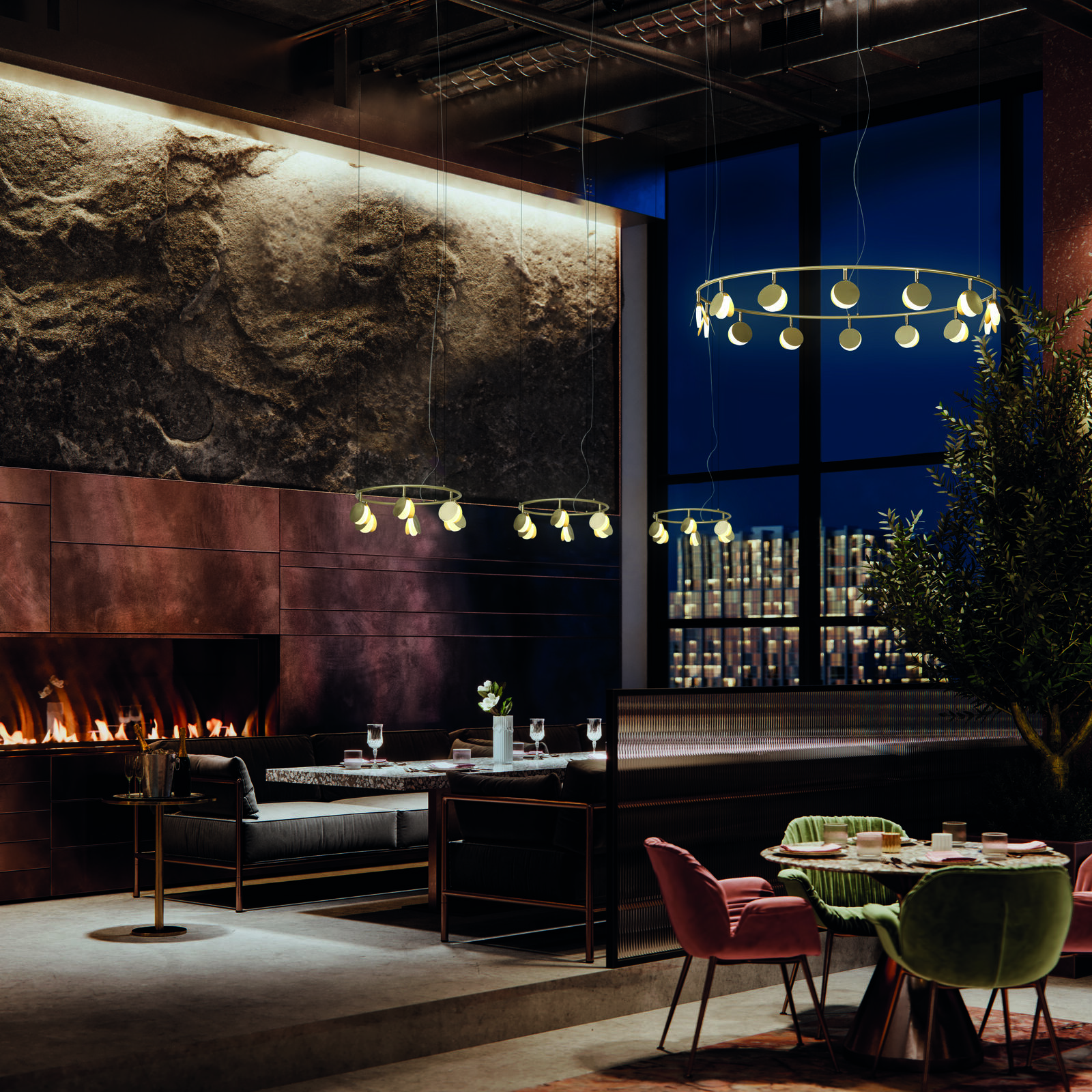 Подвесная люстра Mantra SHELL 7262_MN