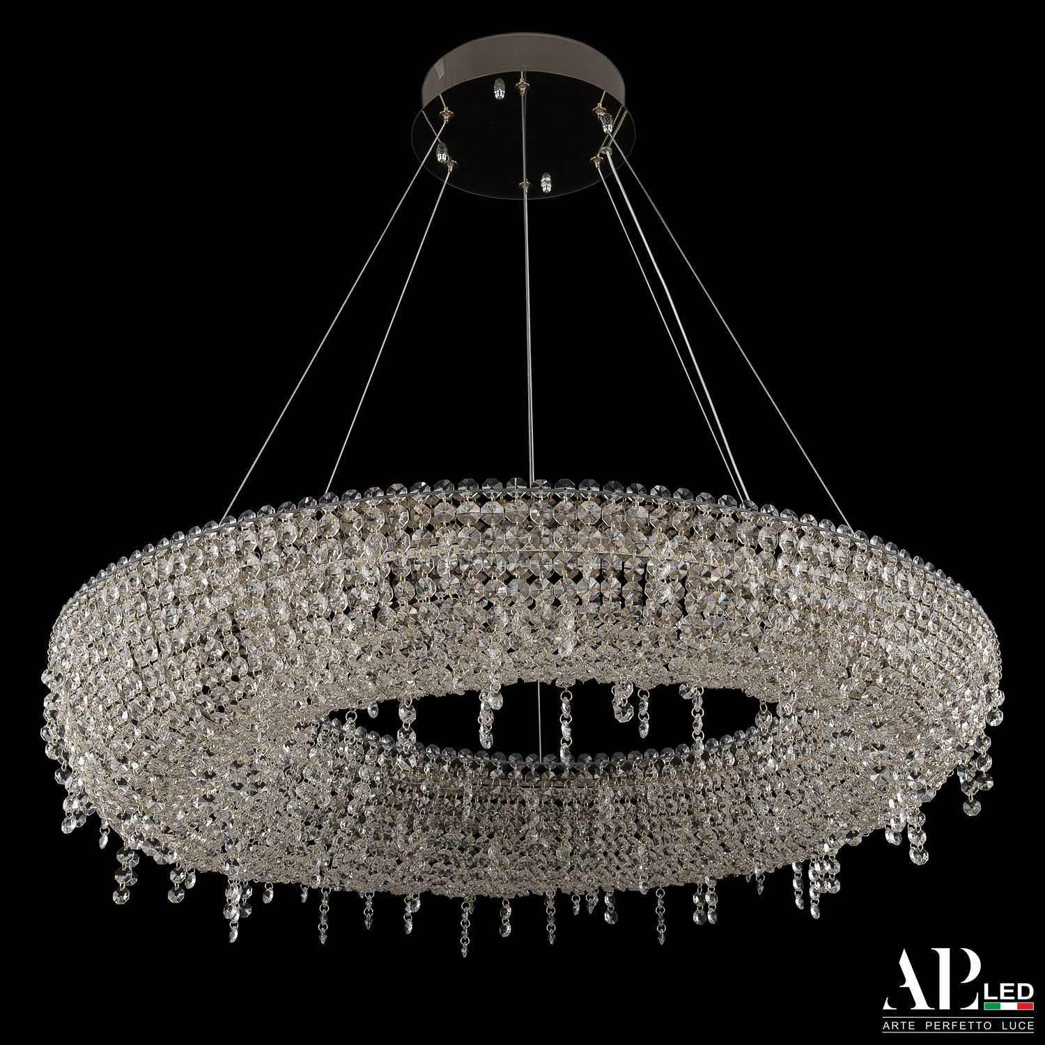 Хрустальная люстра APL LED Sicilia SH510.0.80.B.Gd.4000