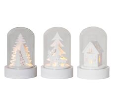 Светильник-статуэтка новогодний на батарейках Eglo KUPOL 410045