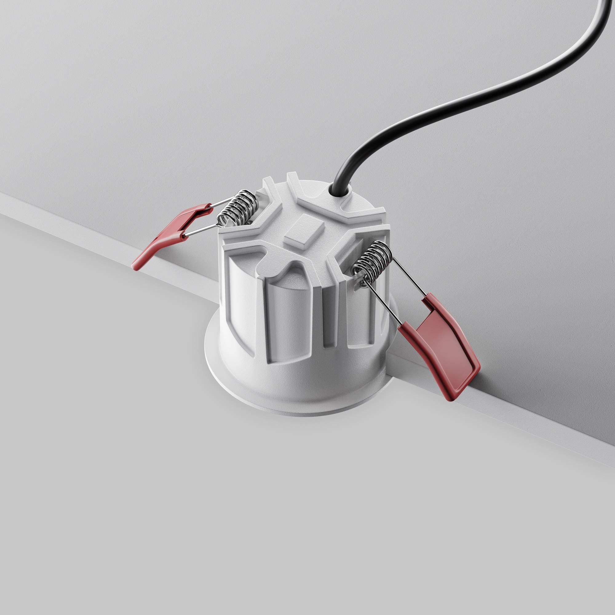 Встраиваемый светильник Maytoni Alfa LED DL043-01-10W2.7K-RD-W_MY