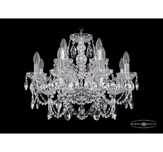 Хрустальная люстра Bohemia Ivele 1411/8+4/195 Ni_BI
