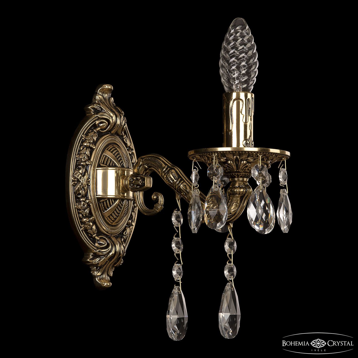 

Бра Bohemia Ivele Crystal 7026B1/1/125 A GB, 7026B1/1/125 A GB