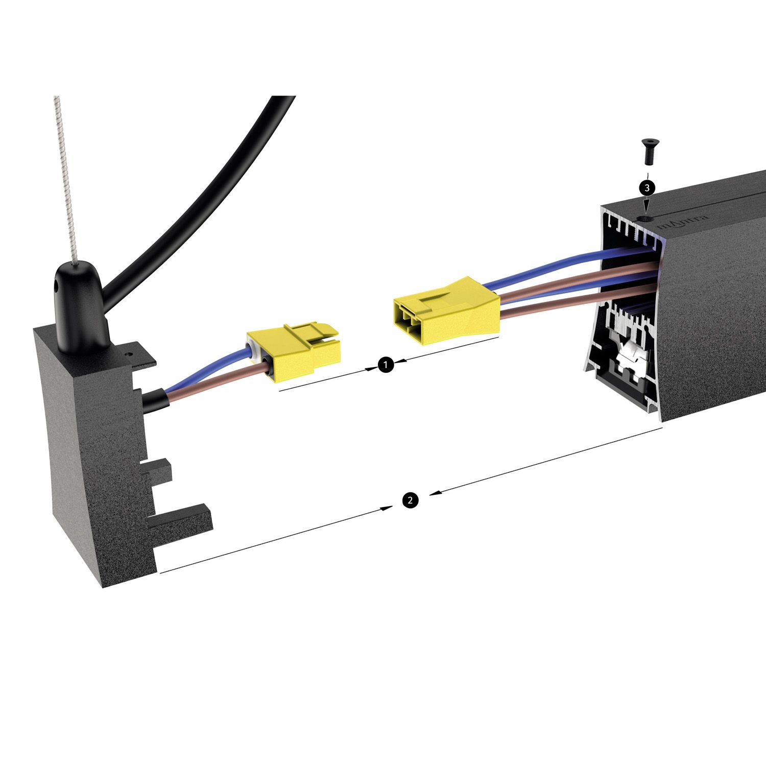 Заглушка с блоком питания для 7554/7555 HANOK 7557 7557_MN
