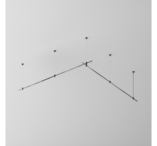 Основание на тросовых подвесах Hang для трековых светильников Maytoni FLARITY TFC-Flar-H06-B_MY