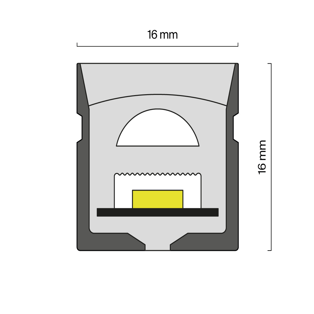 Гибкий неон 16x16 24В 10Вт/м 3000K IP67 10м (вертикальный изгиб) Maytoni 432016_MY