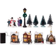 Светодиодный Светильник-статуэтка новогодний на батарейках Eglo BIRMINGHAM 411243