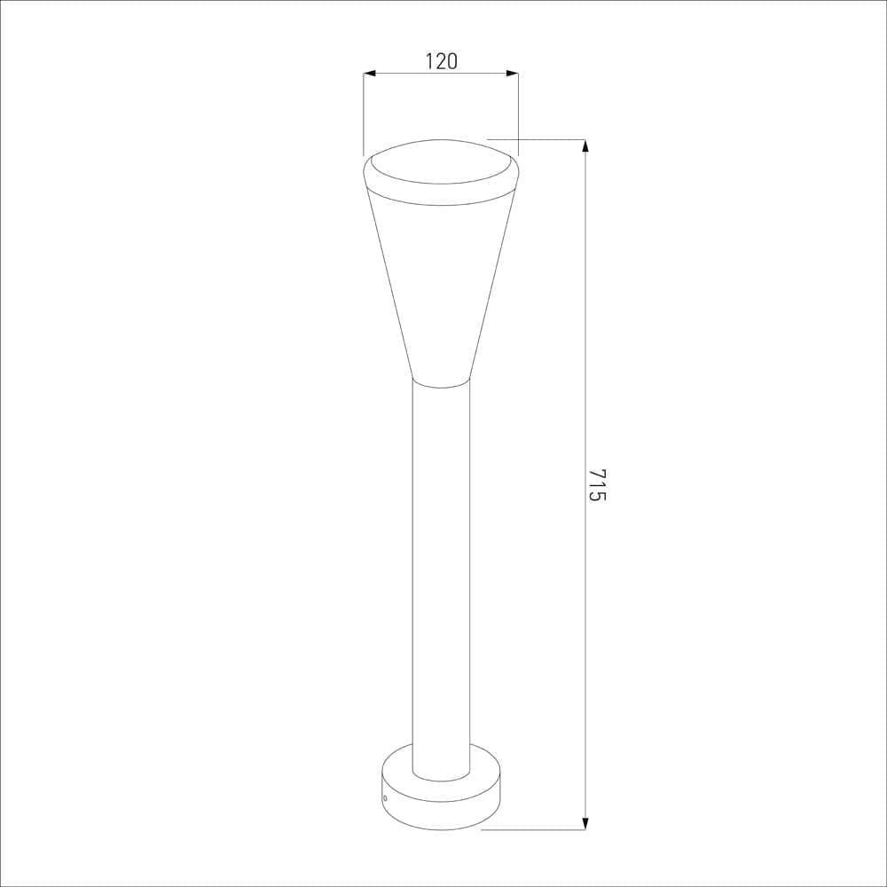 Ландшафтный столбик Elektrostandard a049712_ES