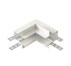 Внутренний соединитель угловой для встраиваемого магнитного шинопровода для ГКЛ12,5 мм Crystal Lux CLT 0.223 13 WH_CR