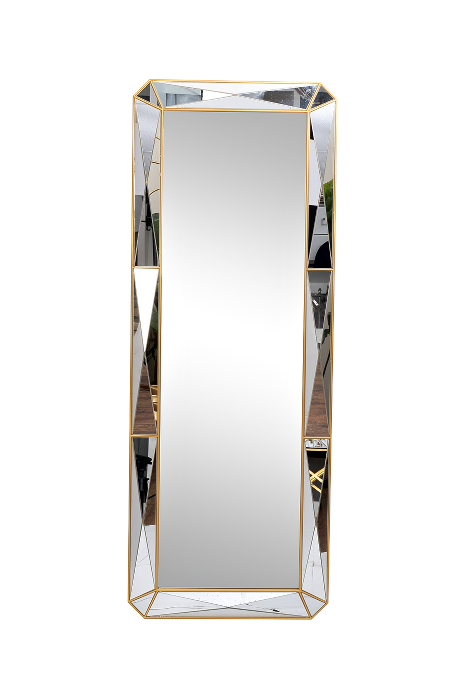 Зеркало с фактурной отделкой Garda Decor 19-OA-9186