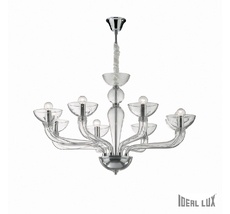 Подвесная люстра Ideallux CASANOVA SP8 TRASPARENTE_IL