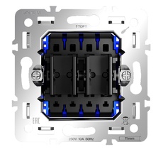 Механизм перекрестного переключателя двухклавишного 10А S70 VLS0205M