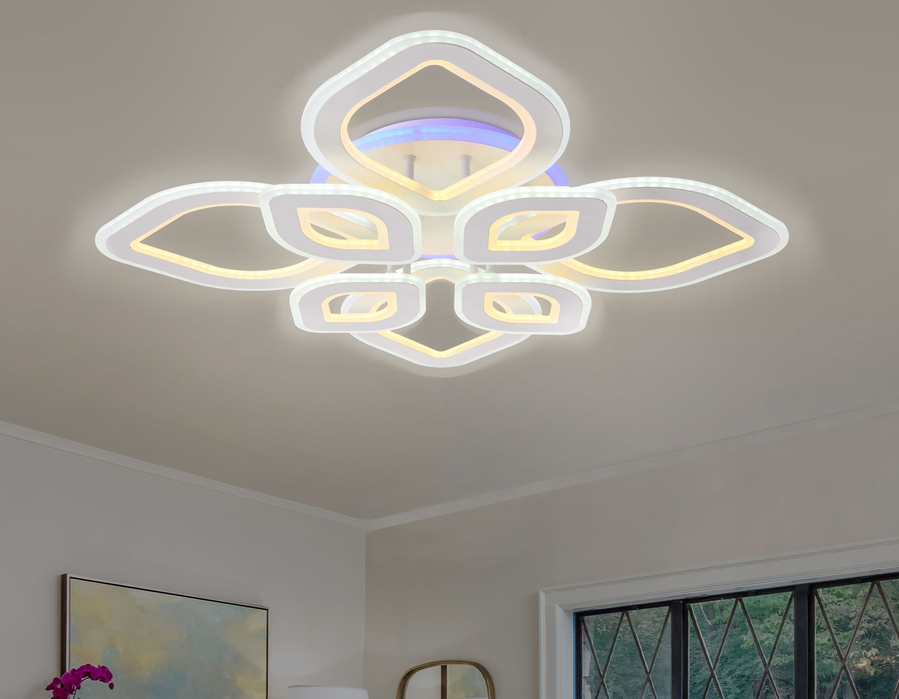 Потолочная люстра Ambrella light с пультом Original FA8844_AMB