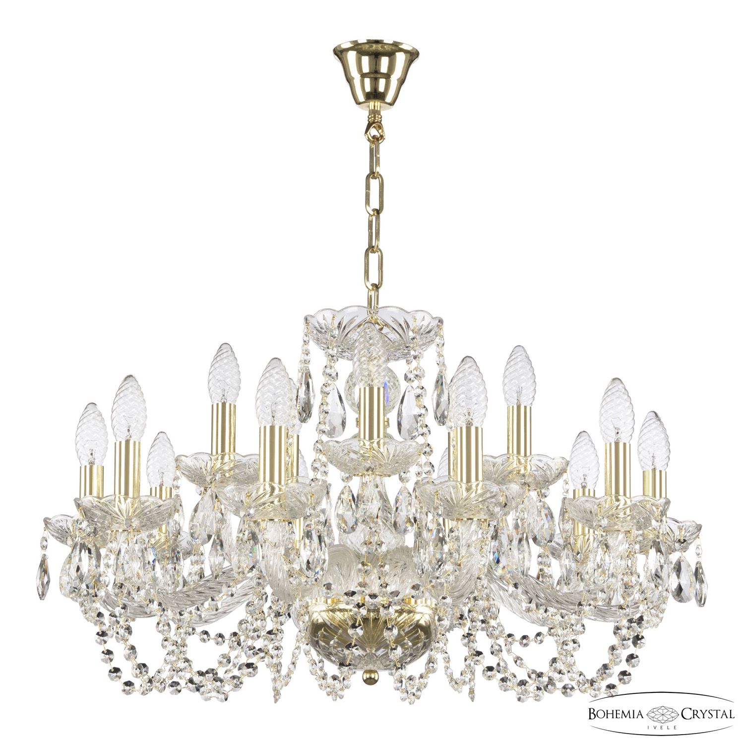 Хрустальная люстра Bohemia Ivele Crystal 119/10+5/240 G_BI