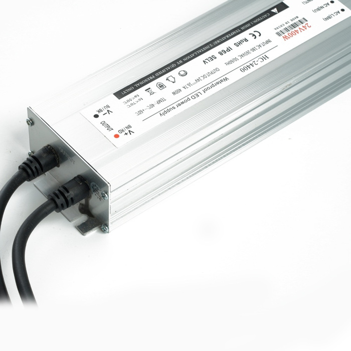 Трансформатор электронный для светодиодной ленты 400W 24V IP67 (драйвер) Feron 48744_FR