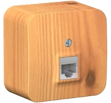 Розетка накладная Ethernet RJ-45 (ясень) Systeme Electric BLNIA045005