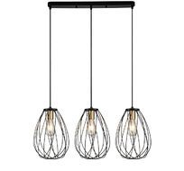 Подвесной светильник E27*60W Black/Brass Escada 10180/3S_ESC