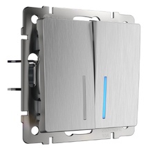 Выключатель двухклавишный Werkel a050900_WR