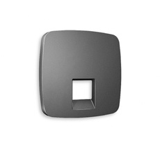 Лицевая панель для компьютерной/телефонной розетки RJ-45/RJ-11 QUANT Ambrella Volt OMEGA OP6620_AMB