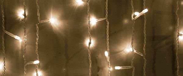 

Гирлянда Занавес 2 x 1 м Тепло-Белый 220В, 200 LED, Провод Прозрачный ПВХ, IP54 01-092, 01-092