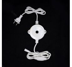 Трансформатор 30W с Выпрямителем для Нитей 24В, до 600 LED, Провод Белый Каучук, IP65 T24-30 White