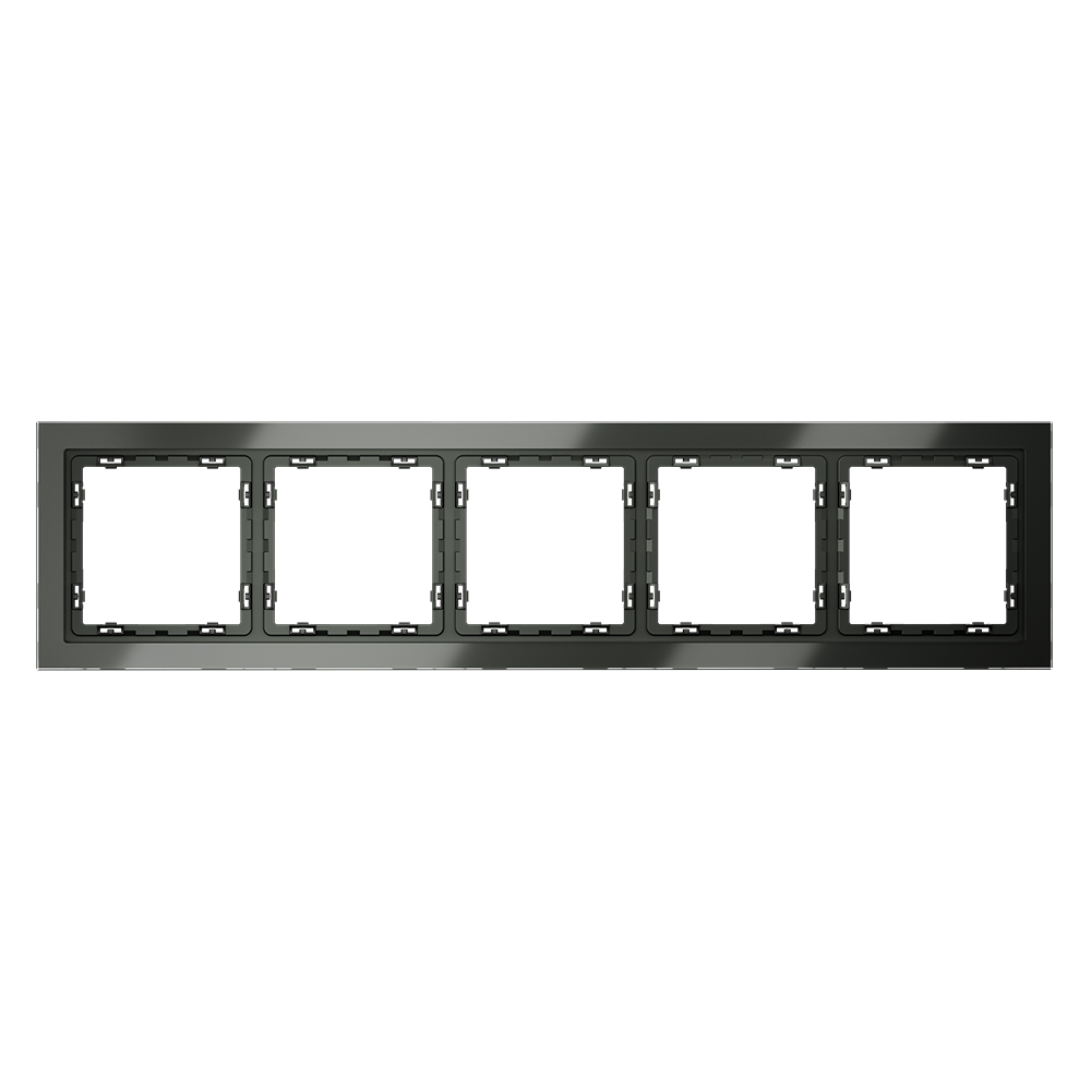 Рамка стеклянная VOLTUM S70 на 5 постов VLS110506