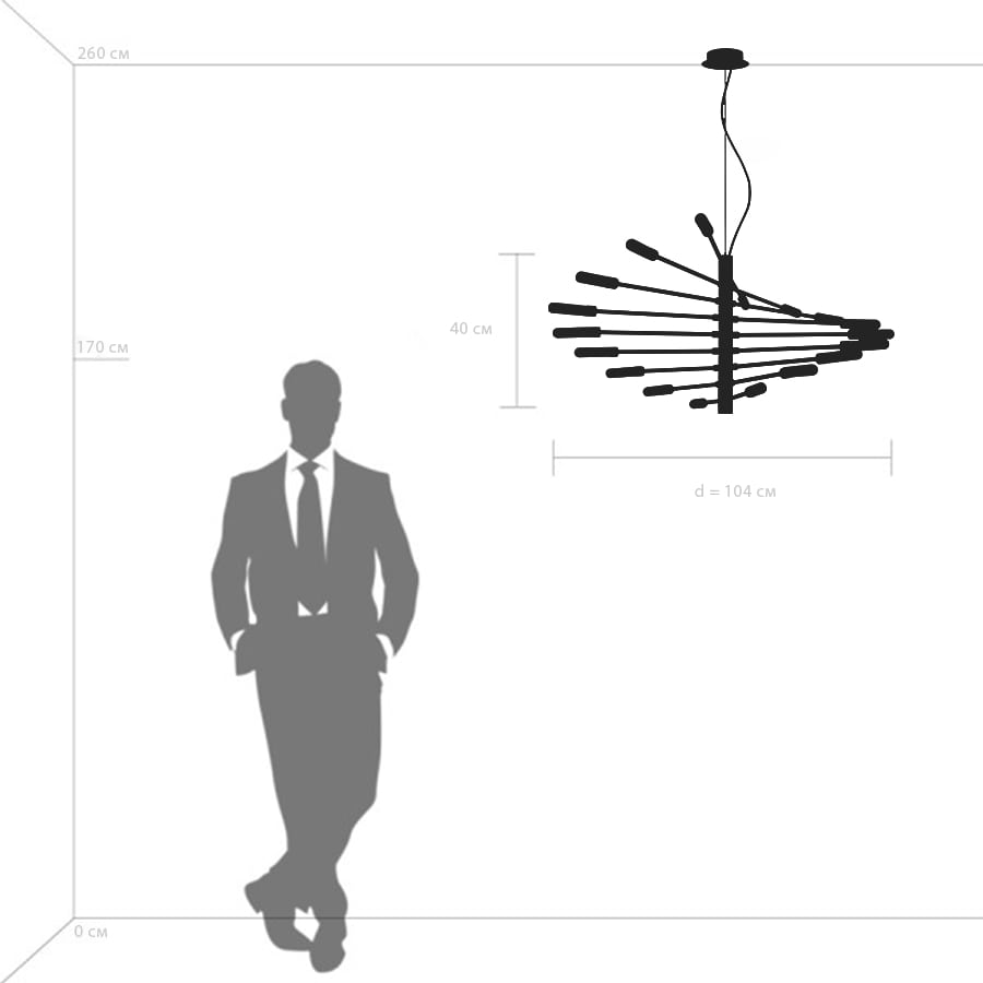 Подвесная люстра LightStar RAGNO 733187_LS