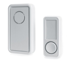 Звонок дверной беспроводной Электрический мелодий с питанием от батареек IP44 Feron 41435_FR