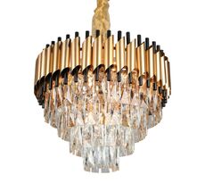 Подвесная люстра хрустальная Omnilux OML-81903-12