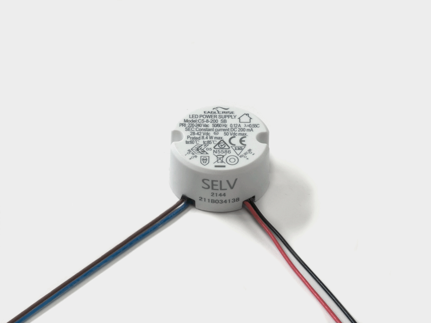 Драйвер для светильников VILLY 8 Вт CS-8-200 SB SWG PRO 00-00012370_SW