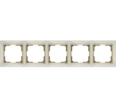 Рамка на 5 постов Snabb WL03-Frame-05-ivory-GD a051655_WR