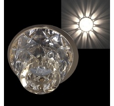 Точечный светильник круглый Sneha 7161/H G9 GD_SN