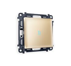 Выключатель одноклавишный проходной с подсветкой Ambrella Volt ALFA QUANT MA602040_AMB