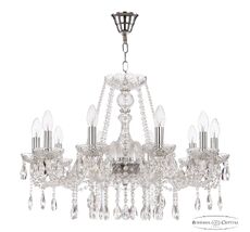 Хрустальная люстра Bohemia Ivele Crystal 116/10/240 Ni_BI