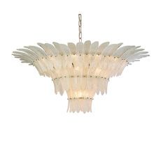 Подвесная люстра NewPort VICTORIA 8821/C gold white_NP