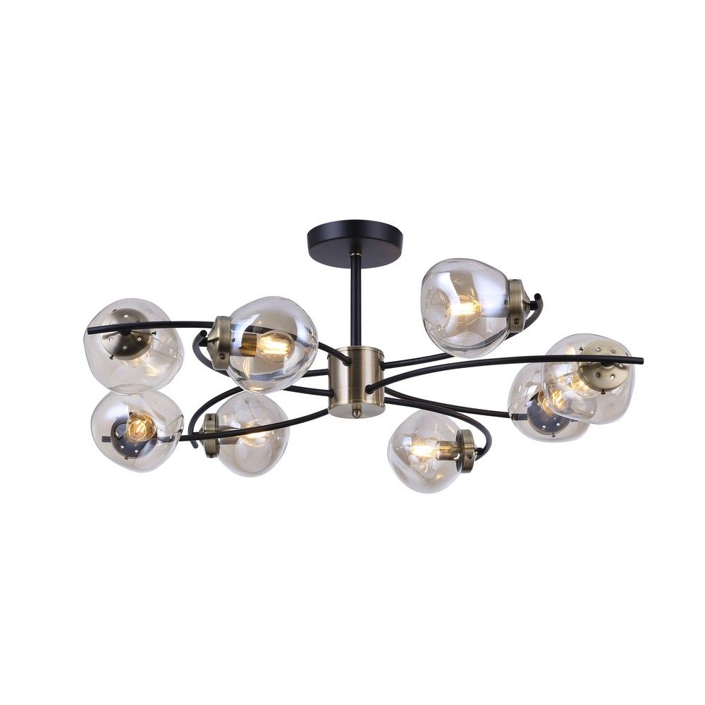 Потолочная люстра для гостиной высотой 30 см светодиодная Omnilux OML-95307-08