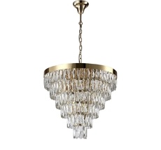 Подвесная люстра Crystallux ABIGAIL ABIGAIL SP-PL15 D620 GOLD/TRANSPARENT_CR