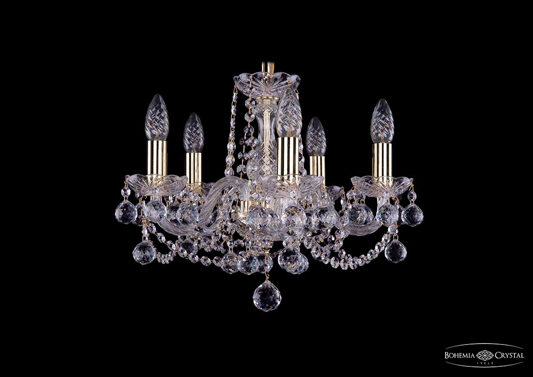 Хрустальная люстра Bohemia Ivele 1402/5/141 G Balls_BI