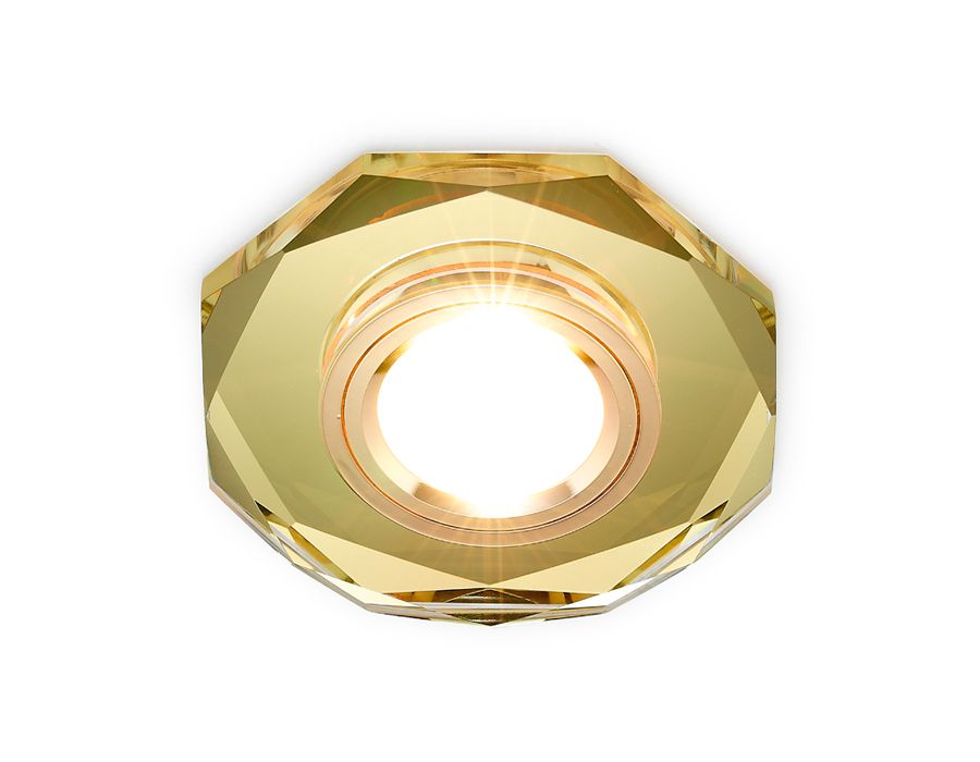 Встраиваемый светильник Ambrella light Crystal 8020 GOLD_AMB