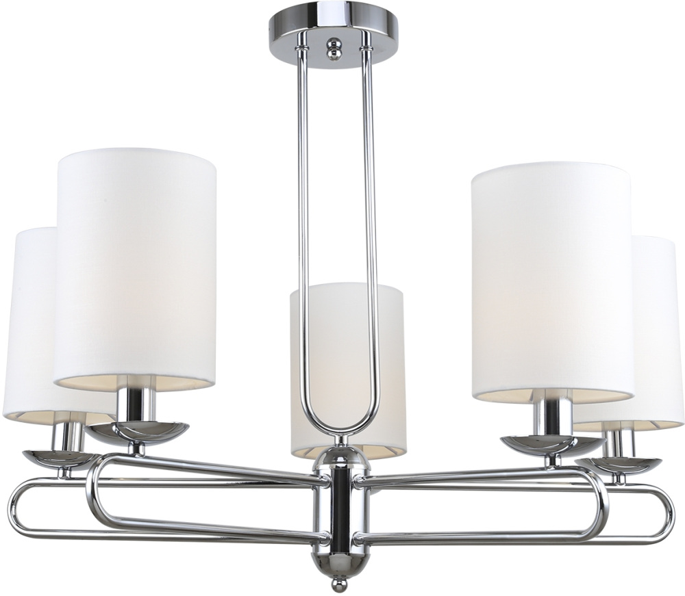 Потолочная люстра на штанге 10166/5PL E14*40W Escada 10166/5PL Chrome_ESC