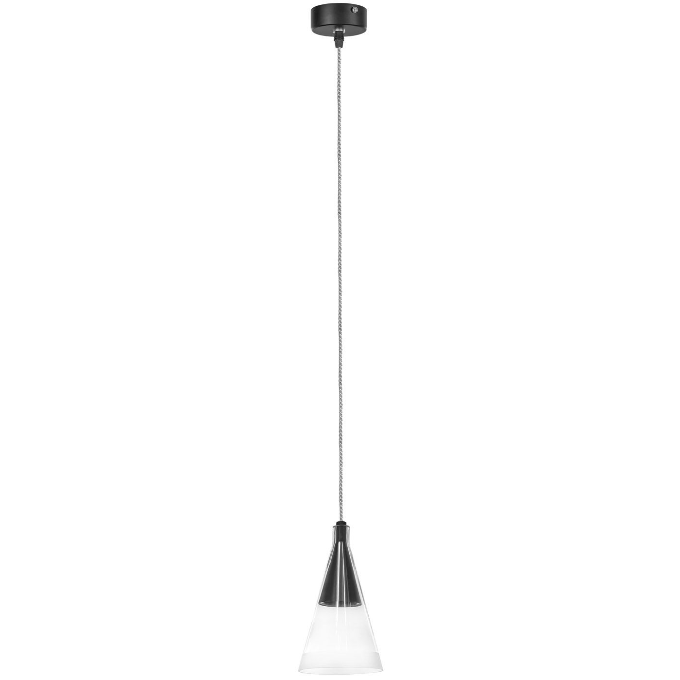 Подвесной светильник LightStar CONE 757017, цвет черный - фото 1