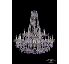 Хрустальная люстра Bohemia Ivele 1410/12+6/300/h-95/2d G V7010_BI