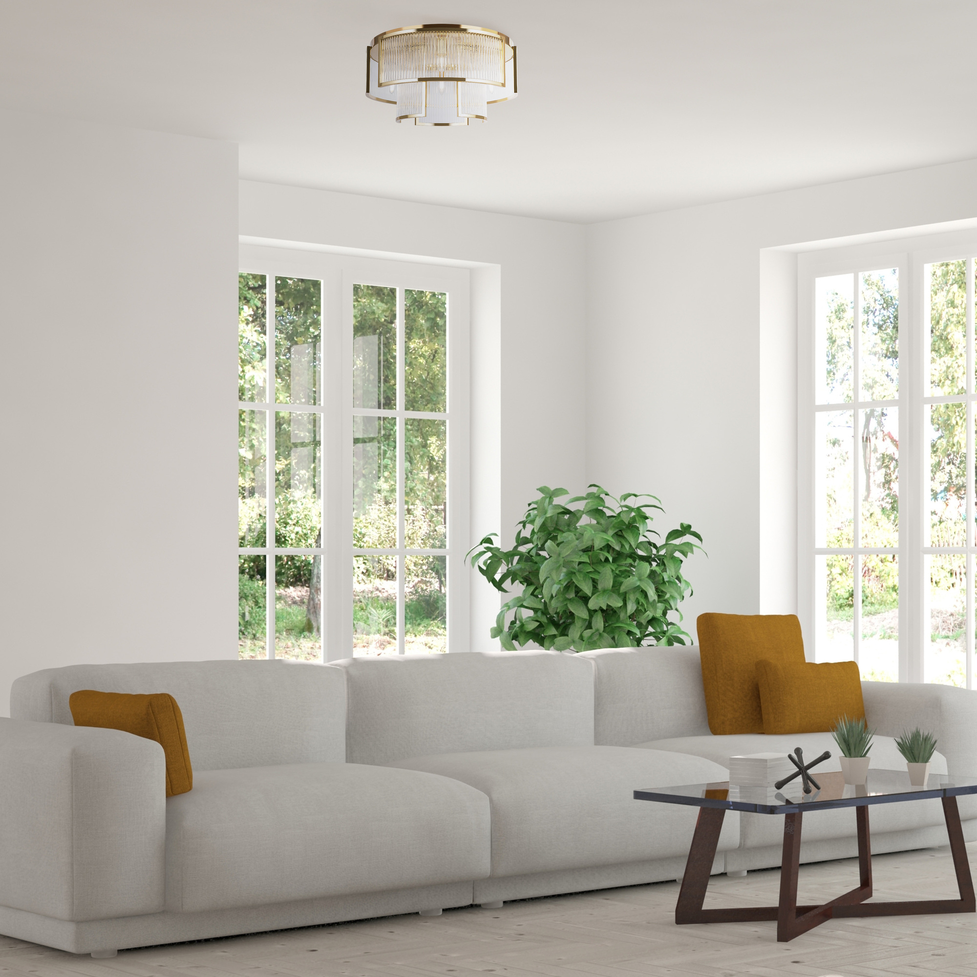 Потолочная люстра Maytoni Frame MOD174CL-06G_MY