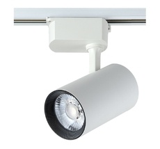 Светильник трековый однофазный Crystallux CLT 0.31 006 30W WH_CR