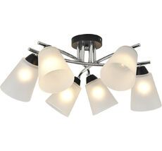 Люстра потолочная накладная с матовым плафоном Escada 2132/6P_ESC