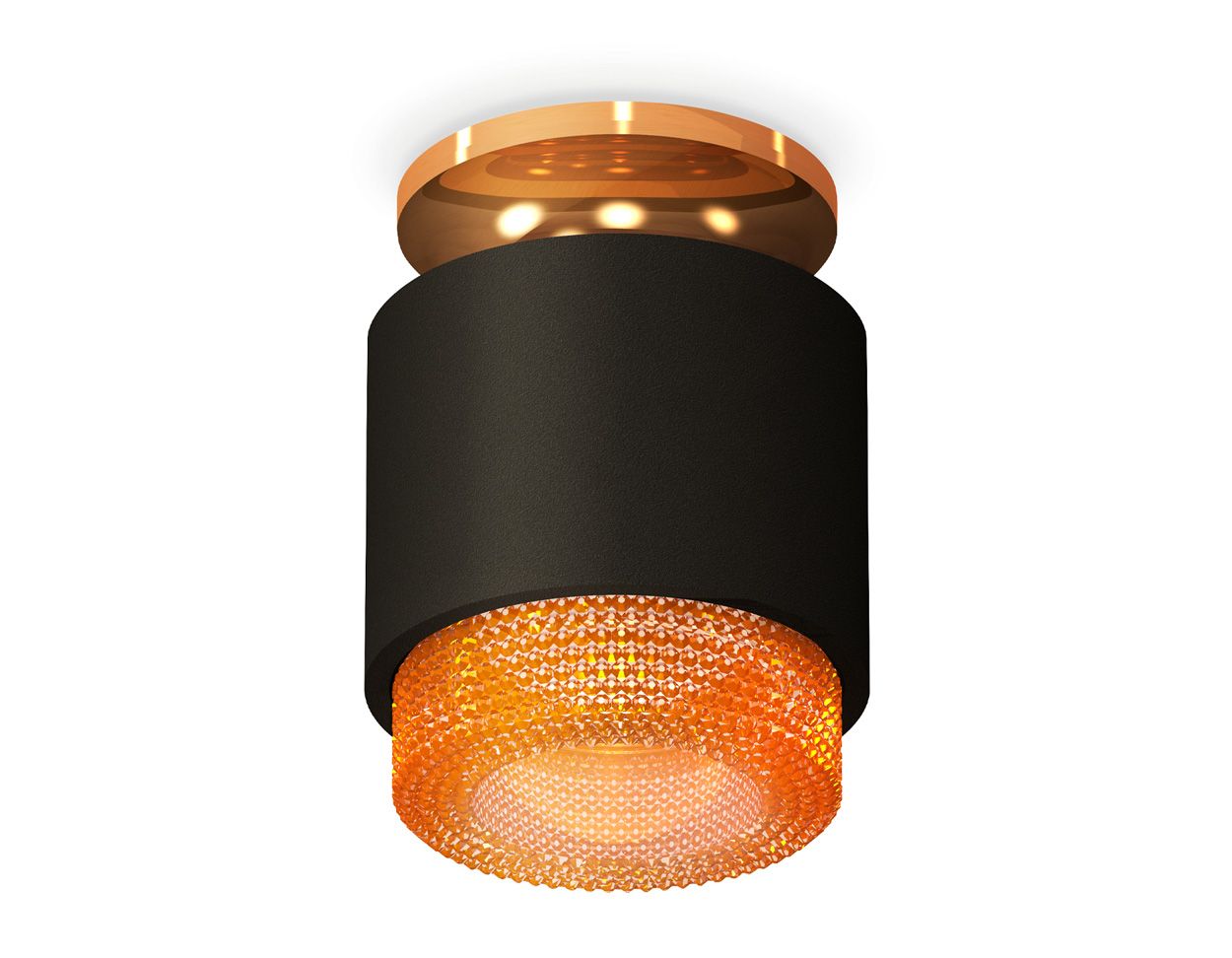 Комплект накладного светильника Ambrella light с композитным хрусталем Techno XS7511122_AMB